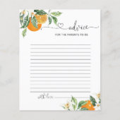 Kleiner Rat der Süsse für die Eltern als Karte (Vorderseite)