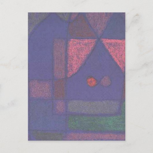 Kleiner Raum in Venedig von Paul Klee Postkarte (Vorderseite)