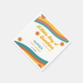 Kleiner Ray an der neutralen Baby-Dusche des Sonne Serviette (Ecke)