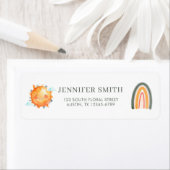 Kleiner Ray der Sunshine Baby Shower Rücksendeadre (Insitu)