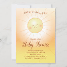 Kleiner Ray mit Sonnenschein-Baby-Dusche