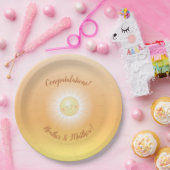 Kleiner Ray mit Sonnenschein-Baby-Dusche Pappteller (Party)