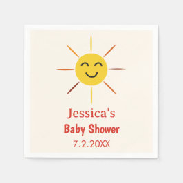 Kleiner Ray of Sunshine Cartoon Babydusche Serviette