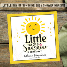 Kleiner Ray of Sunshine Glitzer Babydusche