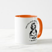 Kleiner Ray sarkastischer Sonnenschein Tasse (VorderseiteRechts)