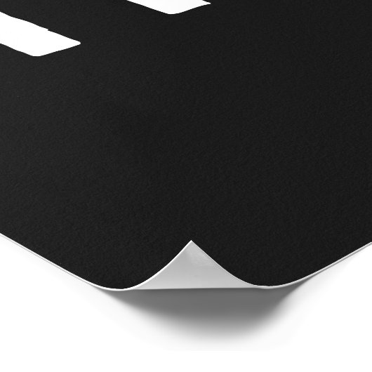 Kleiner Ray schwarzen Witzkurs Poster (Ecke)