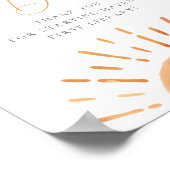 Kleiner Ray von Sonnenschein Baby Duschbüchern für Poster (Ecke)