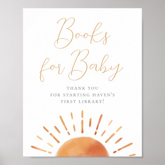 Kleiner Ray von Sonnenschein Baby Duschbüchern für Poster (Vorne)