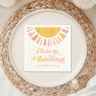 Kleiner Ray von Sunshine Baby Shower Napkins Serviette