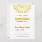Kleiner Ray von Sunshine Boho Neutral Baby Dusche Einladung (Vorderseite)