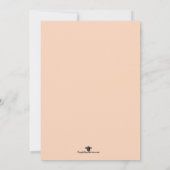 Kleiner Ray von Sunshine Boho Rainbow Baby Dusche  Einladung (Rückseite)