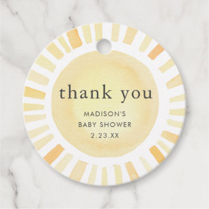 Kleiner Ray von Sunshine Boho Sun Yellow Baby Dusc Geschenkanhänger