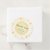 Kleiner Ray von Sunshine Boho Sun Yellow Baby Dusc Geschenkanhänger (Beispiel)