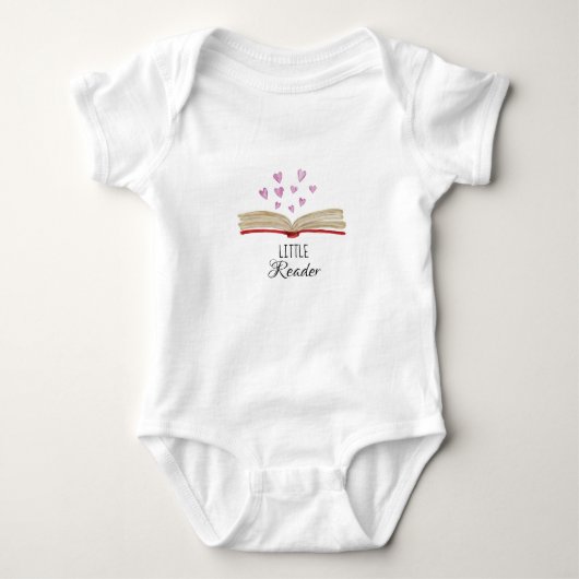 KLEINER READER BABY STRAMPLER (Vorderseite)