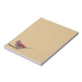 Kleiner Red Bird Notepad Notizblock (Rotiert)