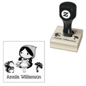 Kleiner Red Riding Hood Kindergarten Vorschule Gummistempel (Stempel)