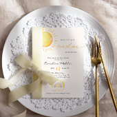 Kleiner Regenbogen-Kinderdusche Einladung