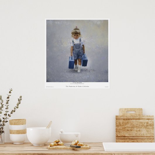 Kleiner Reisende Poster (Küche)