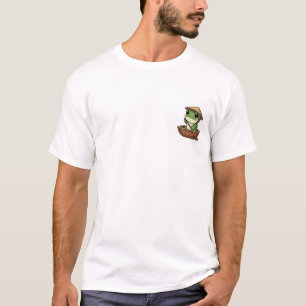 Kleiner Reisender: Süßer Kawaii-Frosch in einer Wa T-Shirt