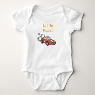 Kleiner Rennfahrer Rennwagen Baby Bodysuit Strampler