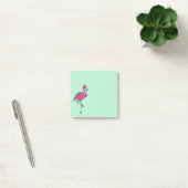 Kleiner Retro Flamingo zu tun List Post it Notes Post-it Klebezettel (Büro)