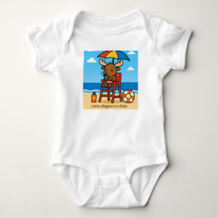 Kleiner Rettungsschwimmer auf Duty - Kids's Beach  Baby Strampler