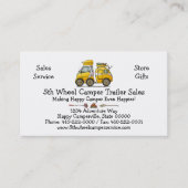 Kleiner Riss-Tropfen-Camper Visitenkarte (Vorderseite)