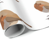 Kleiner Robin Geschenkpapier (Rolleneckpunkt)