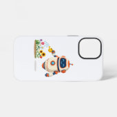 Kleiner Robotergärtner iPhone Hülle (Rückseite (Horizontal))