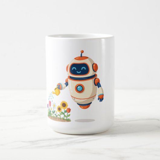 Kleiner Robotergärtner Kaffeetasse (Mittel)