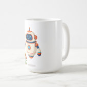 Kleiner Robotergärtner Kaffeetasse (VorderseiteRechts)