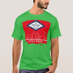 KLEINER ROCK ARKANSAS STAAT FLAG T-Shirt