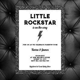 Kleiner Rockstar auf dem Weg Rock Baby Dusche Einladung