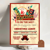 Kleiner Rockstar-Junge Baby Shower