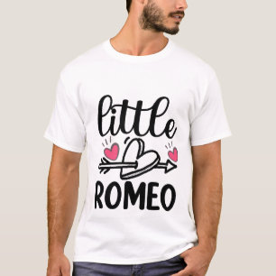 Kleiner Romeo Valentine Süßer Jungen Grafik T-Shir T-Shirt