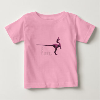 Kleiner rosa Dinosaurier Baby T-shirt