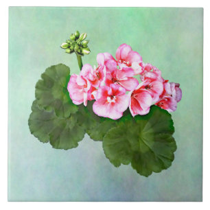 Kleiner Rosa Geranium Fliese