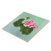 Kleiner Rosa Geranium Fliese (Seite)