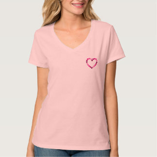 Kleiner rosa Herz T - Shirt