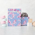 Kleiner Rosa Koi Geschenkpapier<br><div class="desc">Diese rosa Koi-Fische sind ideal,  um das Neugeborene in einer Babydusche zu feiern,  ein Geschlecht zu werfen,  das Party oder Geburtstag enthüllt.</div>