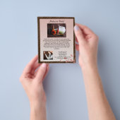 Kleiner rosa Swirk Kosmetik Party Flyer (Gruppe)