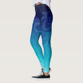 Kleiner Rosa und Blauer Wasserdrache Leggings (Links)