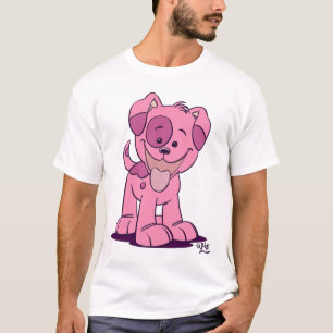 Kleiner rosa WelpenkindT - Shirt