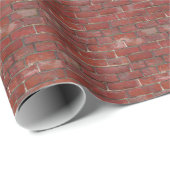 Kleiner roter Backstein städtisch Geschenkpapier (Rolleneckpunkt)