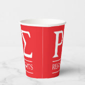 Kleiner Roter Cup Pappbecher (Rechts)