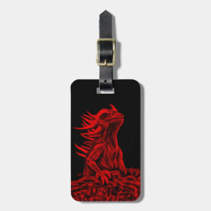 Kleiner roter Drache Gepäckanhänger