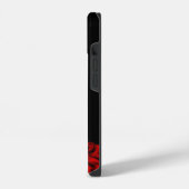 Kleiner roter Drache iPhone Hülle (Linke Seite)