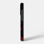 Kleiner roter Drache iPhone Hülle (Linke Seite)