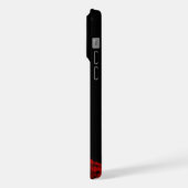 Kleiner roter Drache iPhone Hülle (Linke Seite)