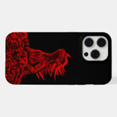 Kleiner roter Drache iPhone Hülle (Rückseite (Horizontal))